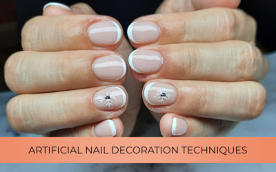 Artificial nails decoration ideas and techniques
