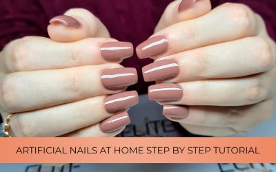 How to make artificial nails at home step by step tutorial